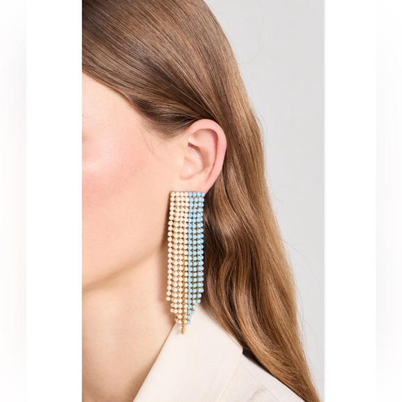 Deepa Gurnani Rayla Beaded Chandelier Earrings Nawar 98$ - Picture 5 of 5